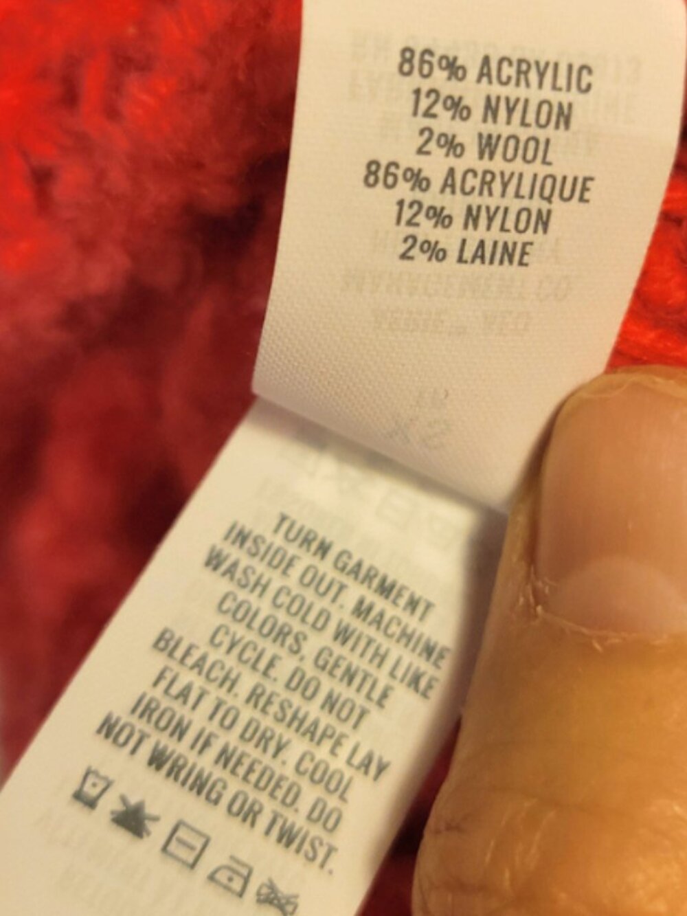 aerie Chunky Cable Knit Fuschia Cozy Sweater Drop Shoulder Cowl Neck Size XS - Picture 7 of 9